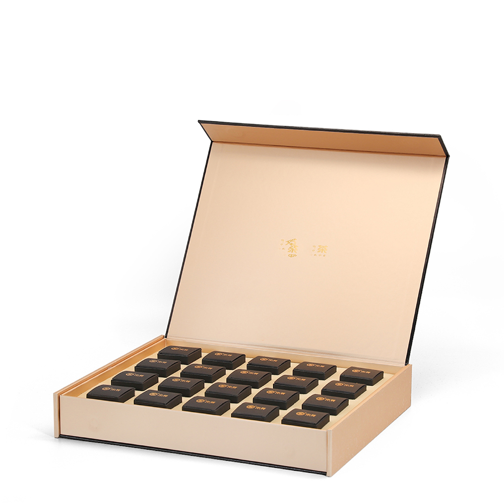 Aangepaste creatieve noten chocolade verpakking stijve dozen fabriek 6 Doos met magneetsluiting