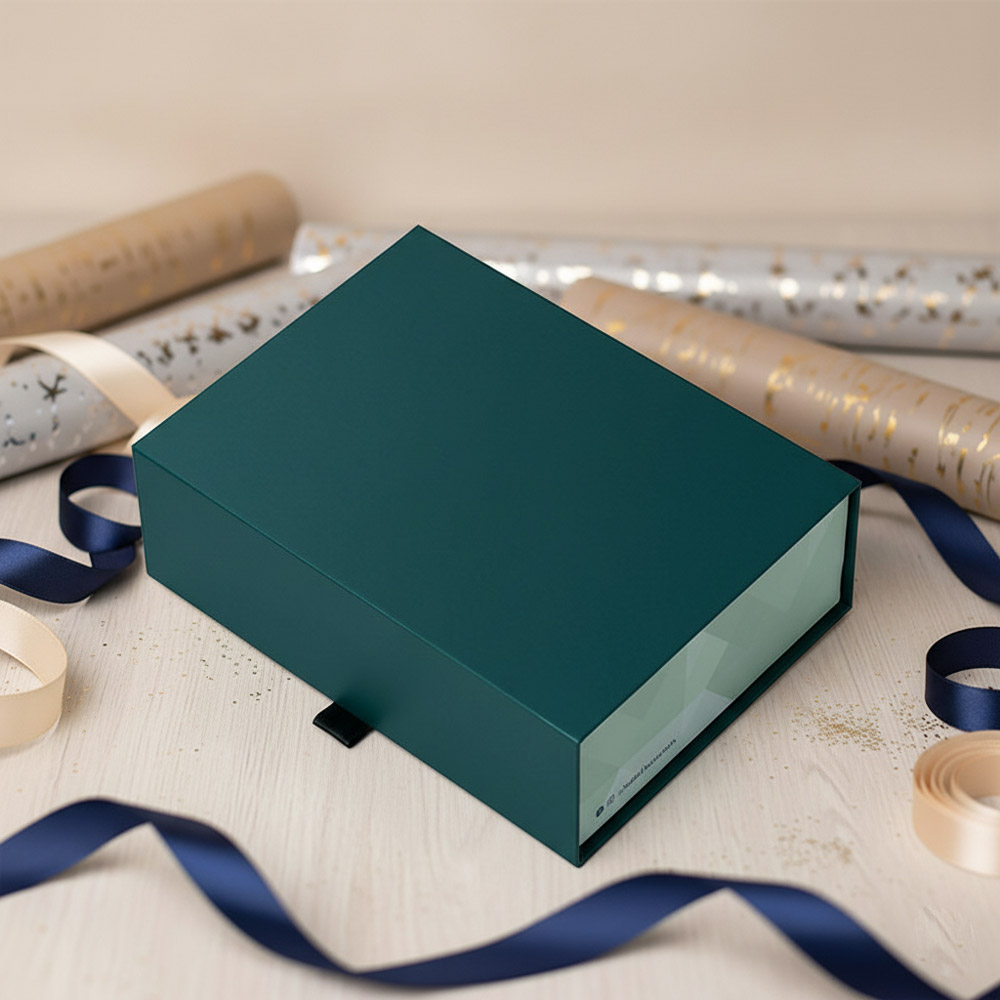 Caixas rígidas magnéticas personalizadas para conjuntos de jóias 3 Caixas rígidas magnéticas personalizadas