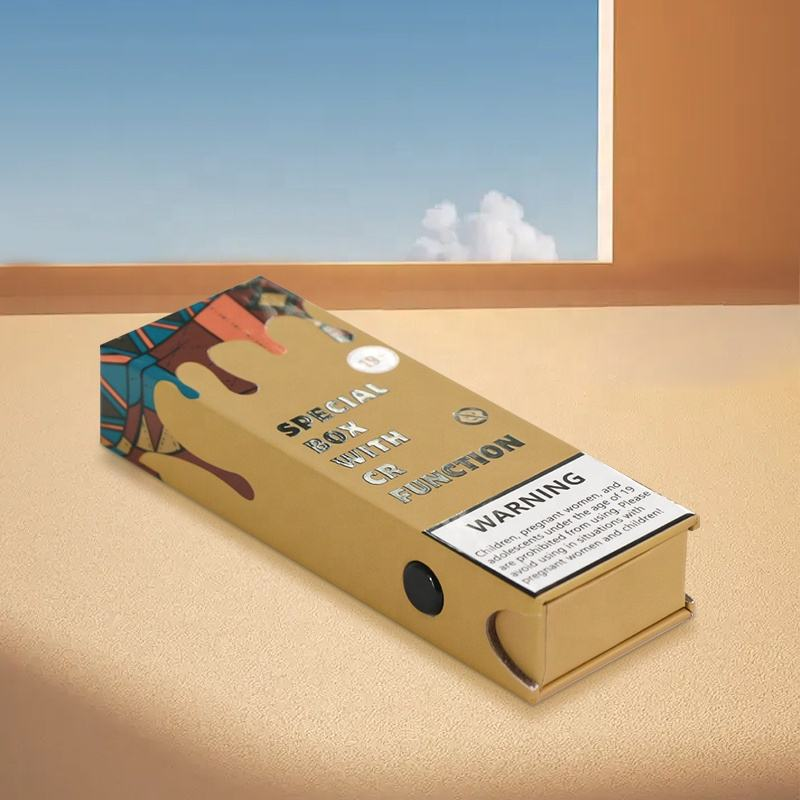 Låda Box Förpackning för CBD Vape Cartridge Sets OEM ODM