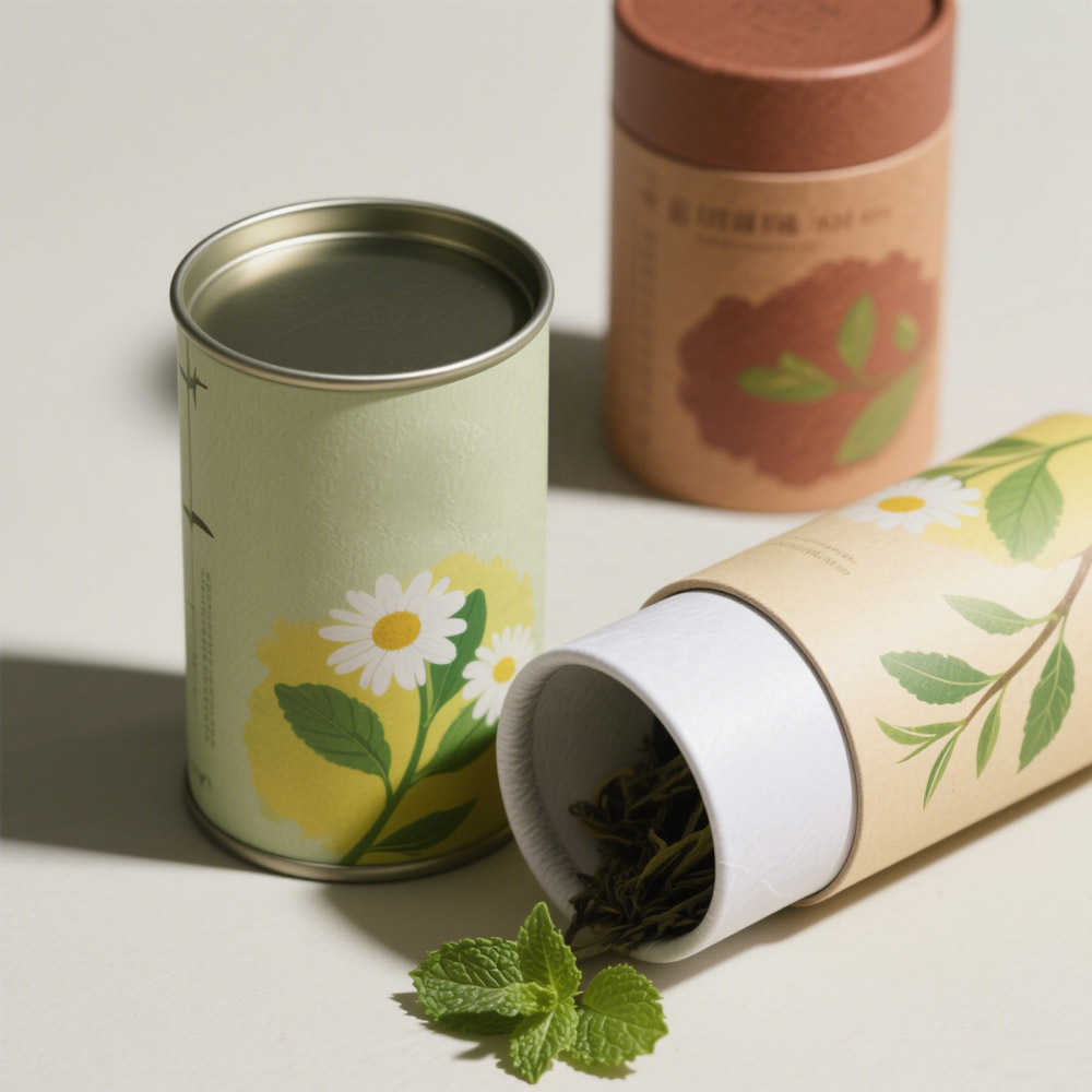 Caixas de tubo de papel por atacado personalizadas para beleza e alimentação OEM 1 Caixas de tubos de papel por atacado personalizadas