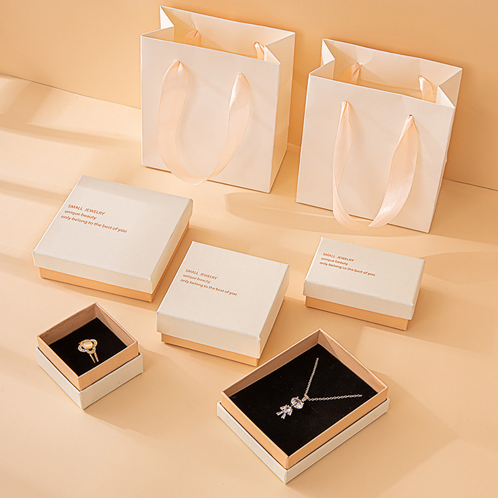 Cajas de Regalo con Tapa y Base Personalizadas para Collares Colgantes Gargantilla