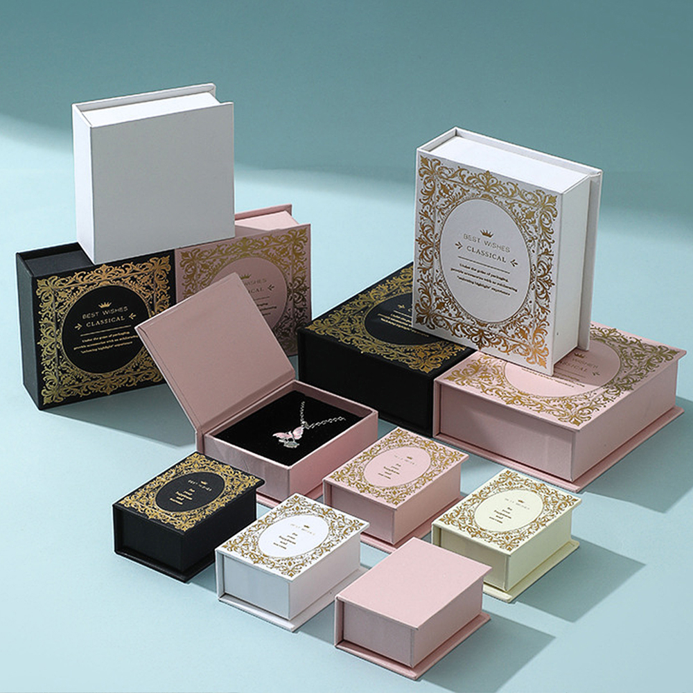 Cajas de joyería con cierre magnético al por mayor 2 Cajas de joyería con cierre magnético personalizadas al por mayor