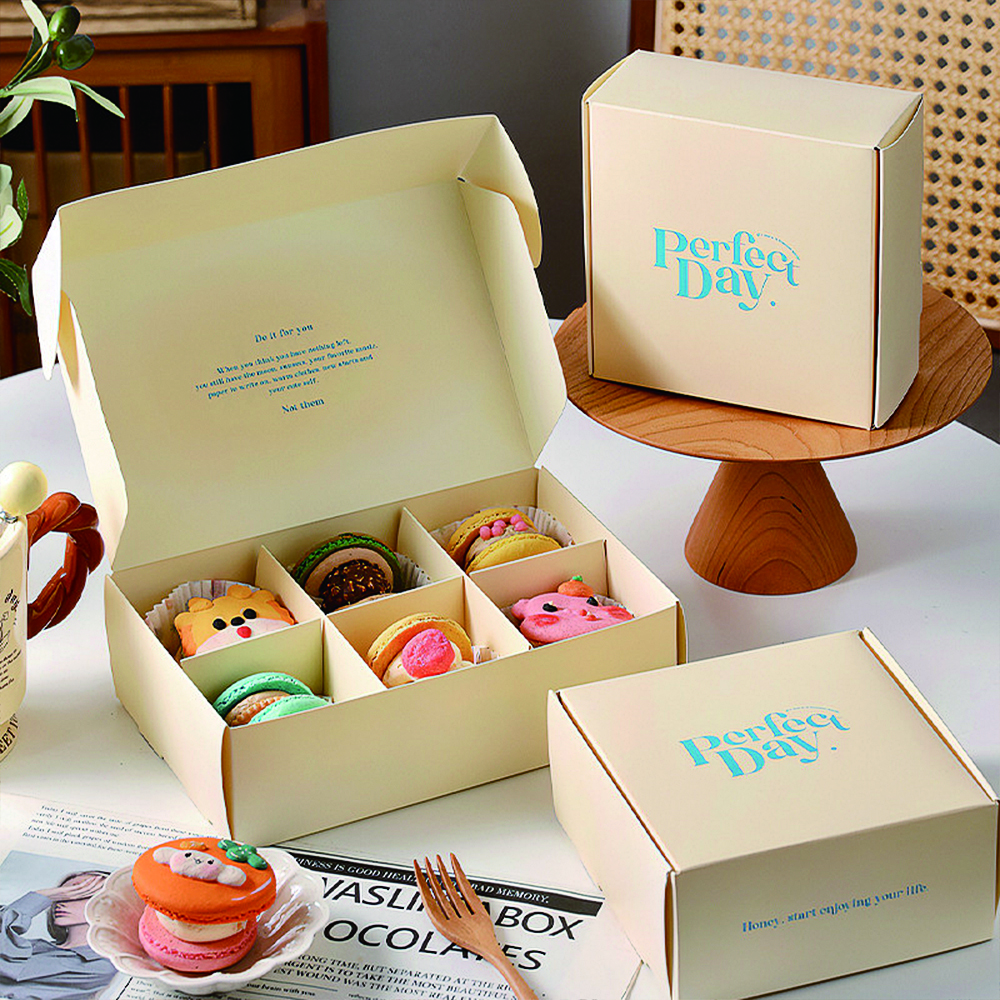 Niestandardowe pudełka pocztowe Hurtowy dostawca babeczek spożywczych