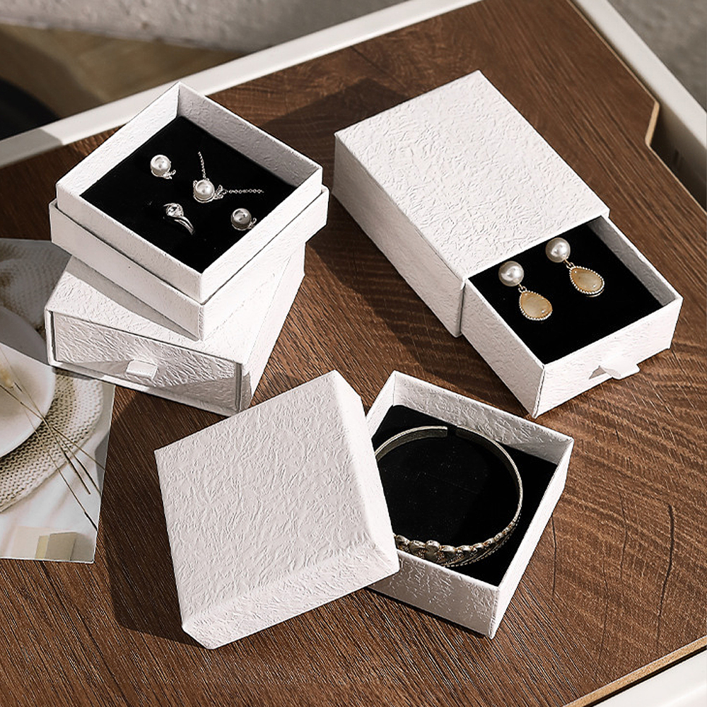 Deckel- und Bodenboxen für Schmuck Ohrstecker Tropfen Clip-on Ohrring